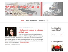 Tablet Screenshot of moviemassala.com